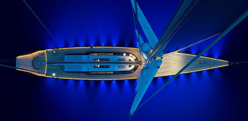 Aglaia with underwater lights
