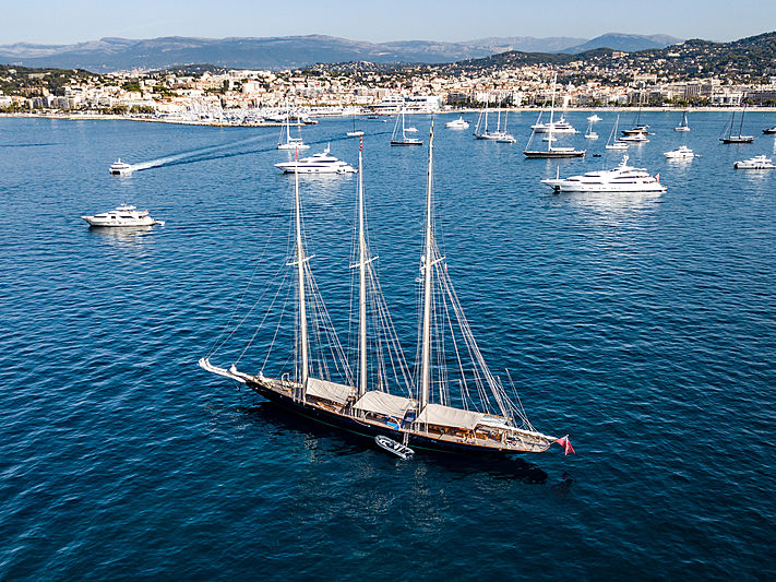 Atlantic yacht in Cannes