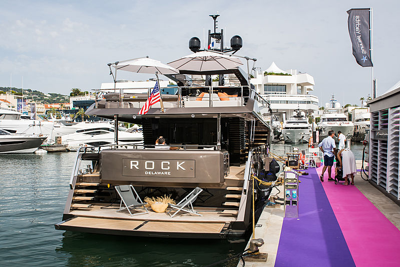 Rock yacht in Cannes