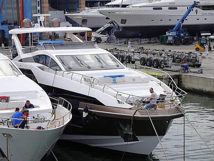 Iryna yacht in Viareggio