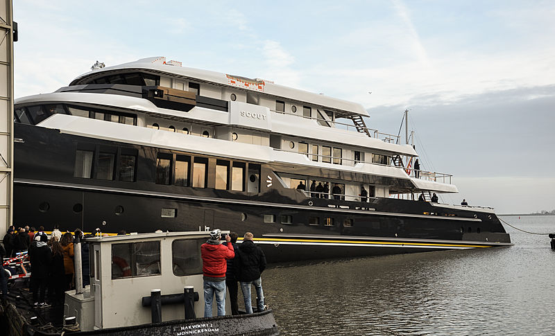 Scout yacht launch at Hakvoort