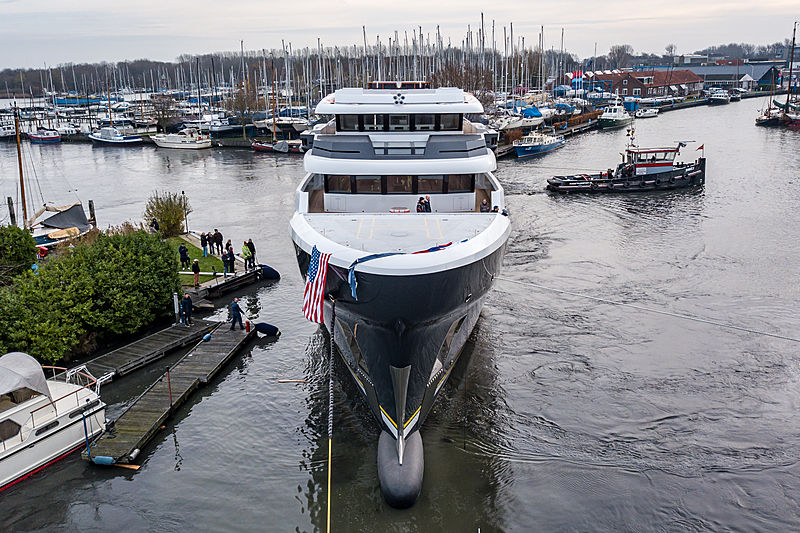 Scout yacht launch at Hakvoort