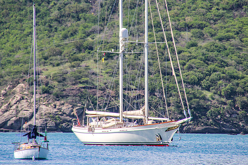 Lethantia yacht in Antigua