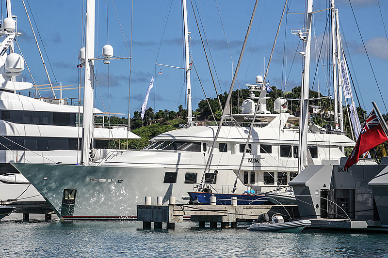 Mim yacht in Antigua