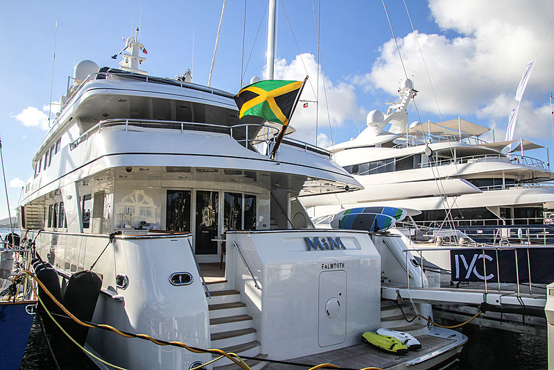 Mim yacht in Antigua