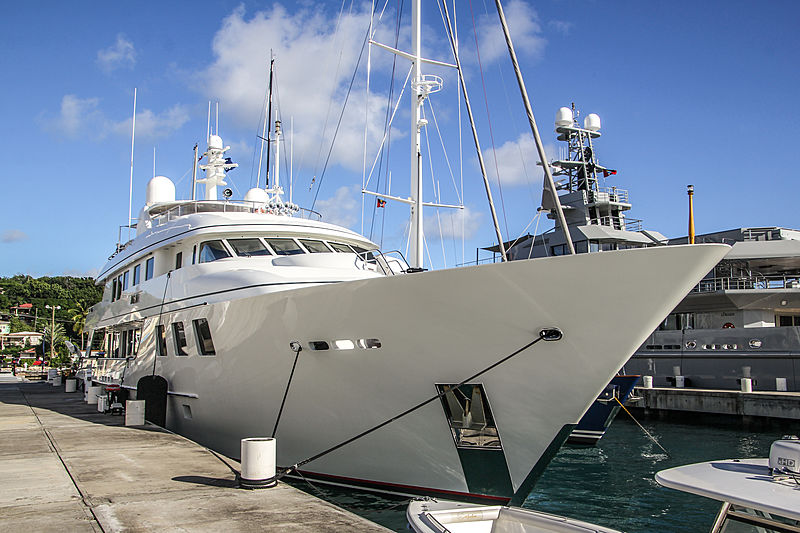 Mim yacht in Antigua