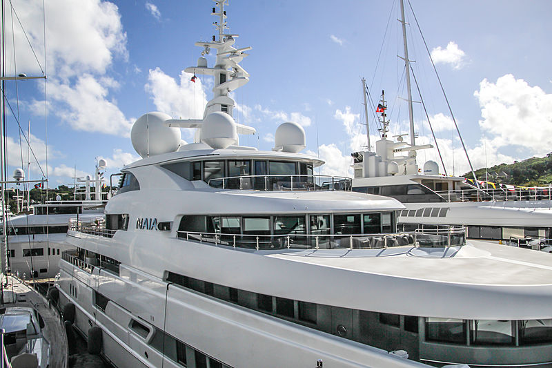 Naia yacht in Antigua