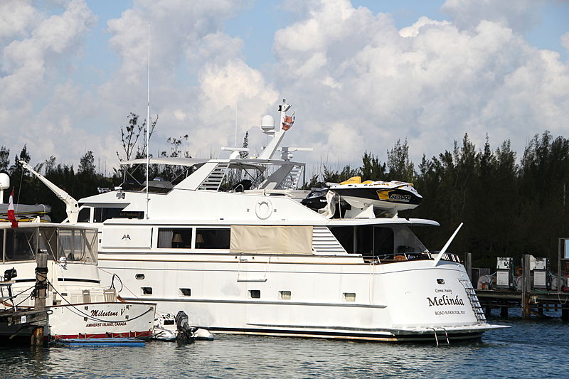 Melinda yacht in Port Lucaya Marina