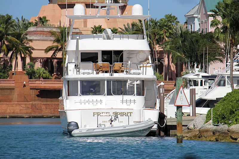Free Spirit yacht in Nassau Bahamas