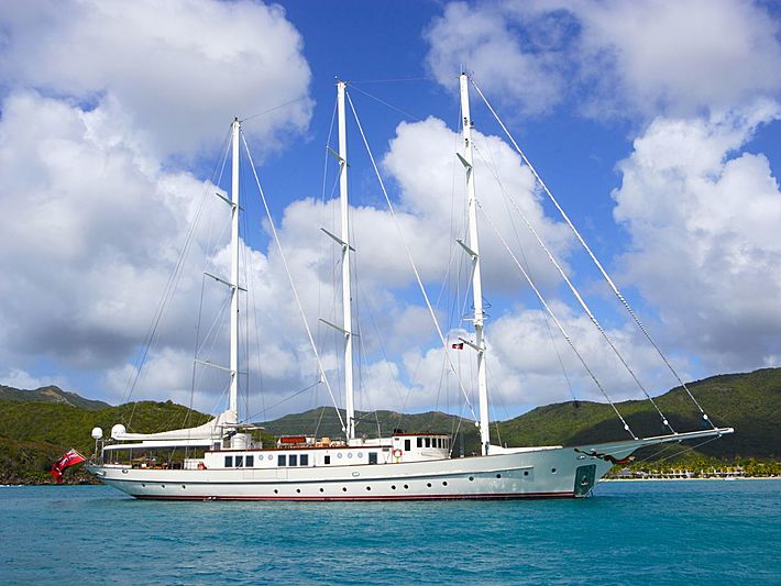 Montigne sailing yacht anchored