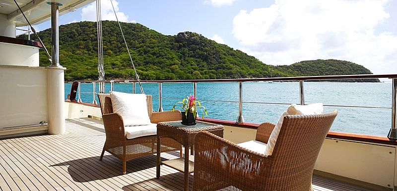 Montigne sailing yacht outside decks
