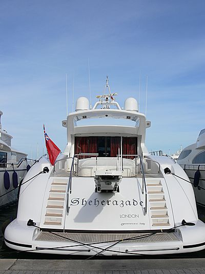 Sheherazade yacht in Golfe-Juan