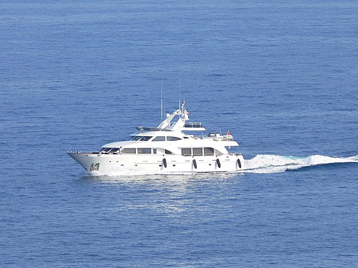 Libra Star yacht arriving in Monaco