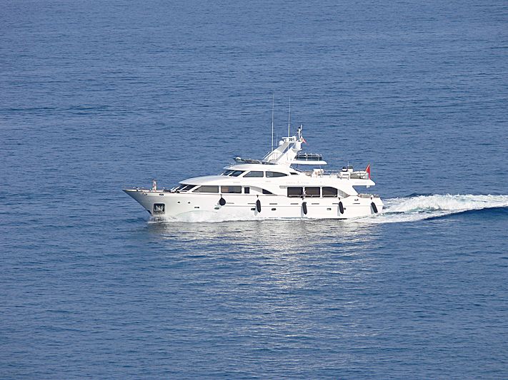 Libra Star yacht arriving in Monaco