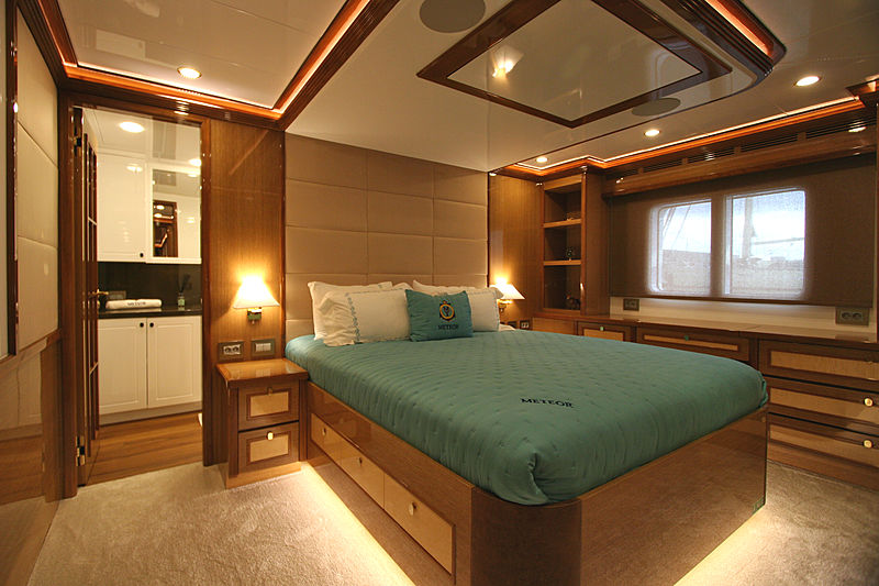 Meteor yacht stateroom