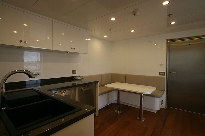 Meteor yacht galley