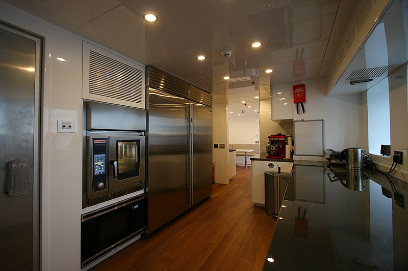 Meteor yacht galley