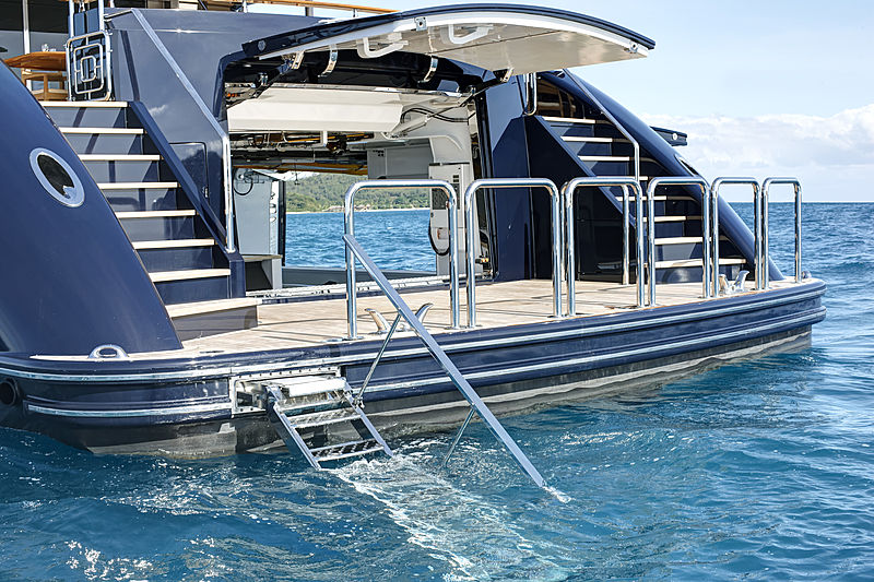 Loretta Anne yacht transom door