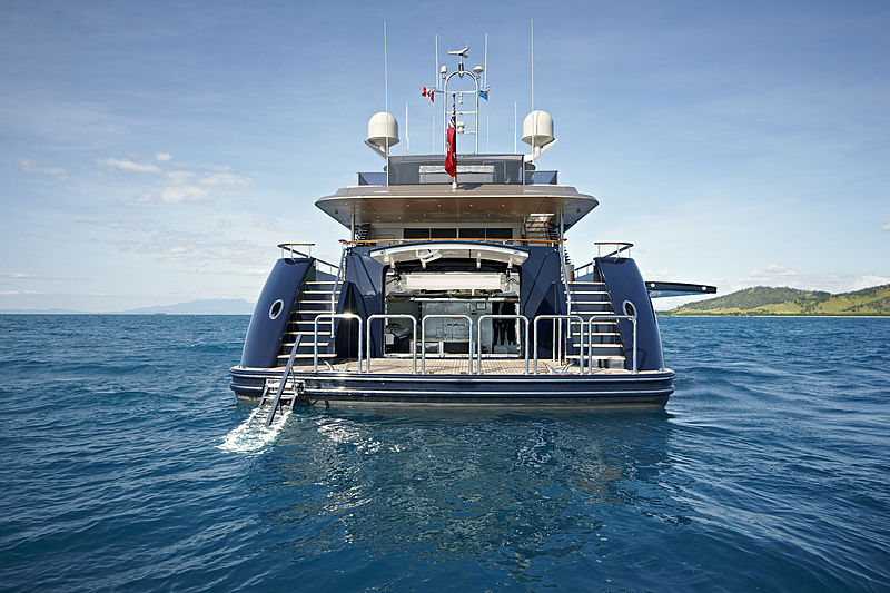 Loretta Anne yacht stern