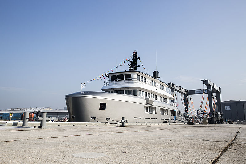 Audace yacht launch in Ancona