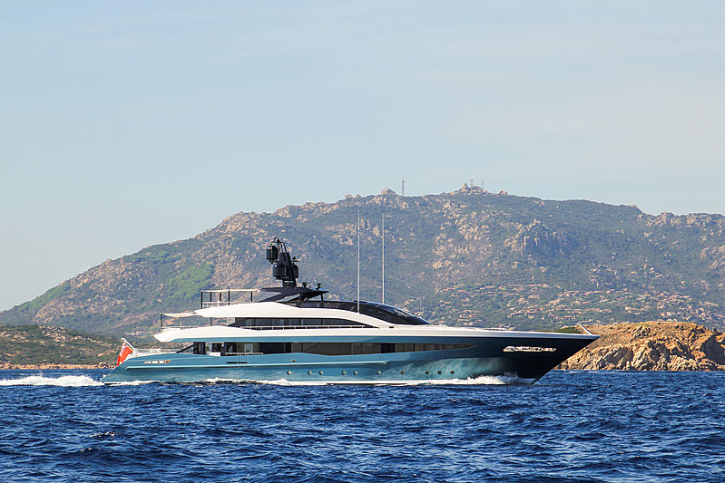 Irisha yacht cruising in Porto Cervo
