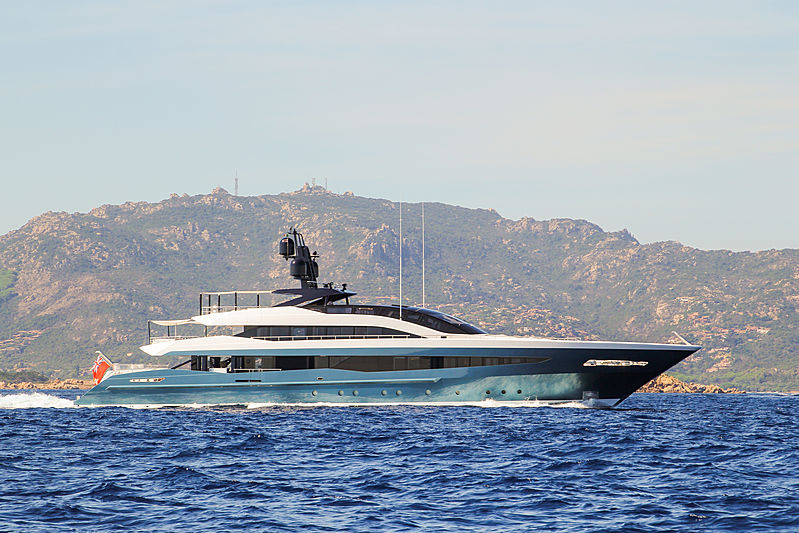 Irisha yacht cruising in Porto Cervo