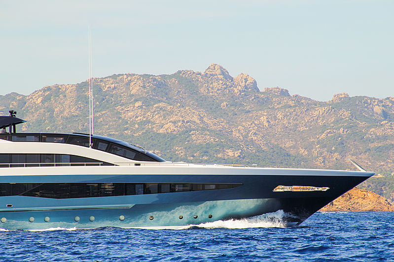 Irisha yacht cruising in Porto Cervo