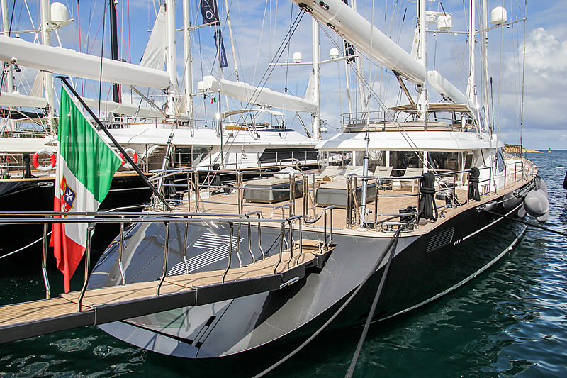 Seven yacht in Porto Cervo
