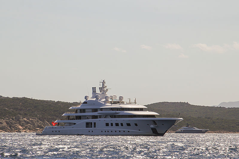 Quantum Blue yacht in Porto Cervo