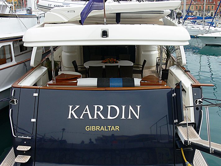 Kardin yacht in Nice