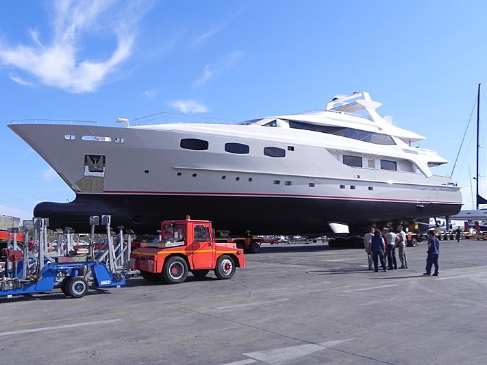 Why Worry yacht launch