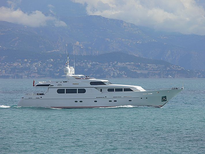 Paola yacht cruising off Antibes