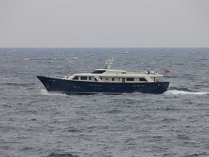Fair Play II yacht arriving in Monaco