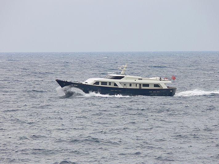 Fair Play II yacht arriving in Monaco