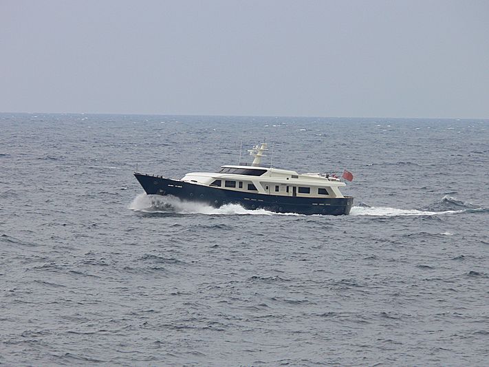 Fair Play II yacht arriving in Monaco