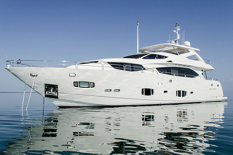 Emrys yacht anchored