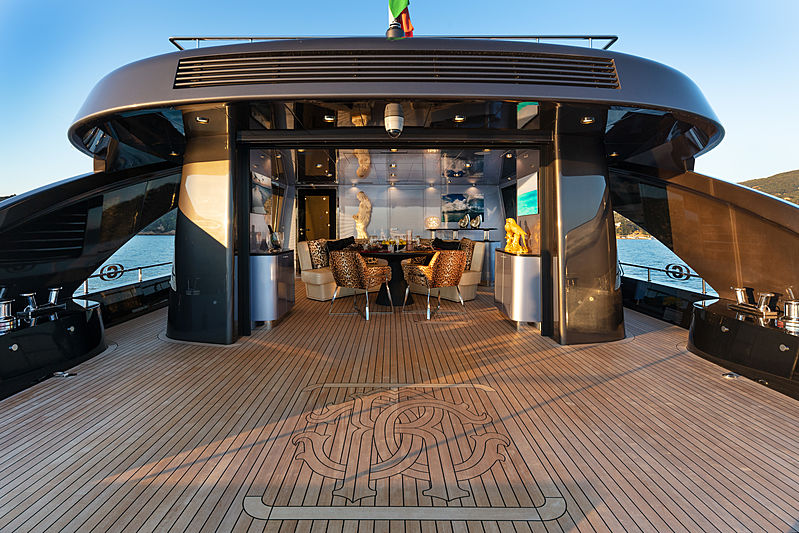 Freedom yacht aft deck