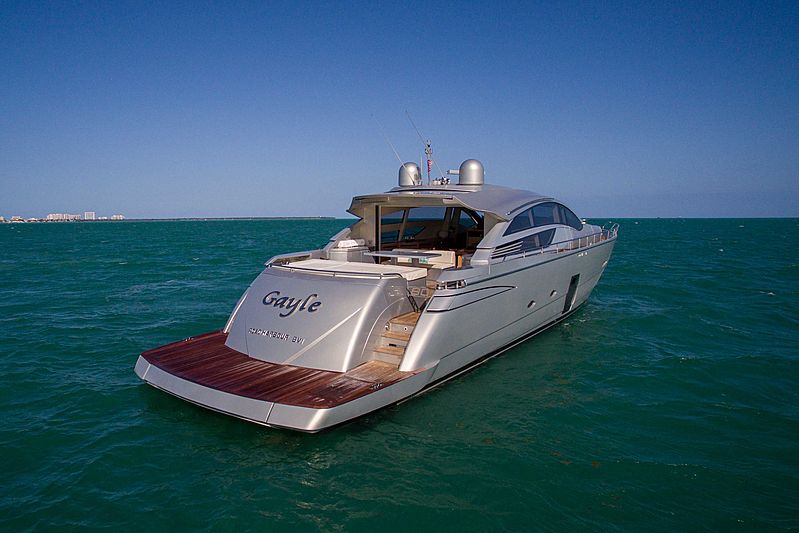 Gayle yacht anchored