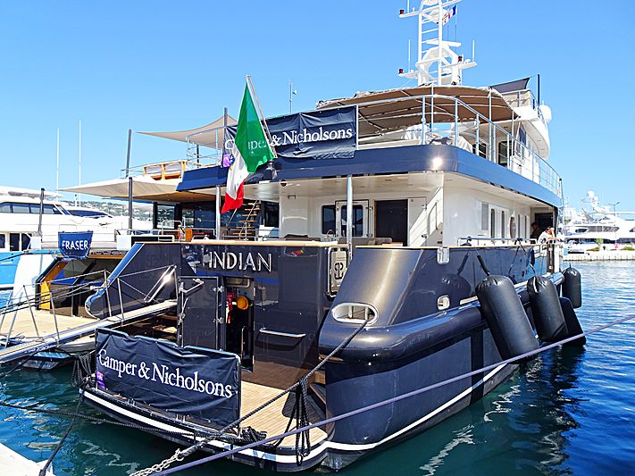 Indian yacht in Port Canto