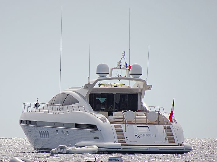 Orion I yacht anchored off Cannes