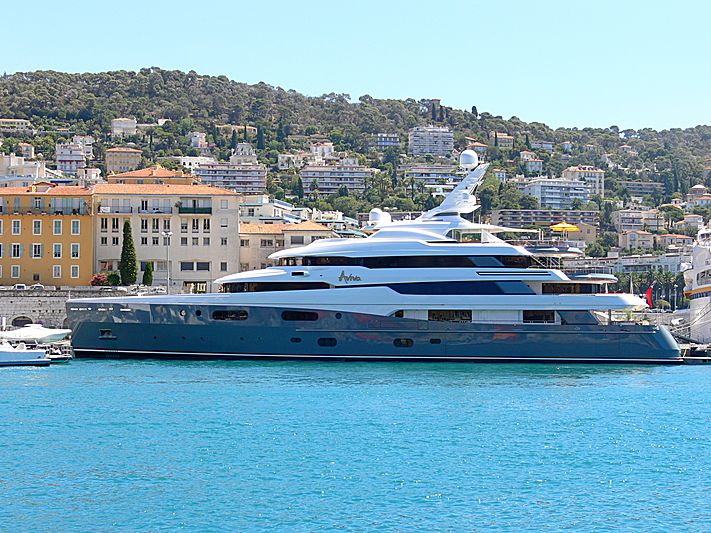 Aviva yacht in Nice