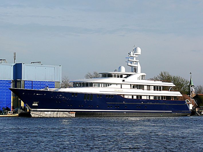 Archimedes yacht launch