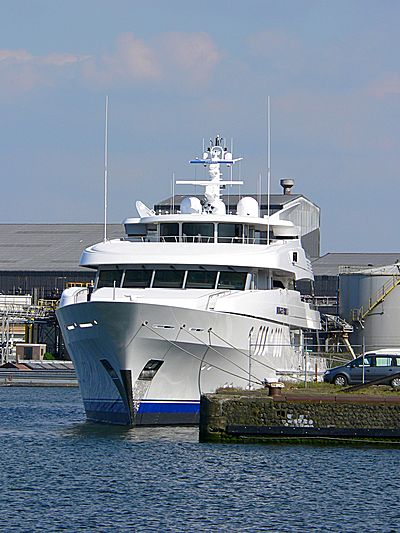 Blue Moon yacht at Coen Harbour