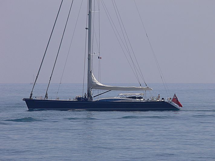 Hamilton II yacht anchored off Antibes