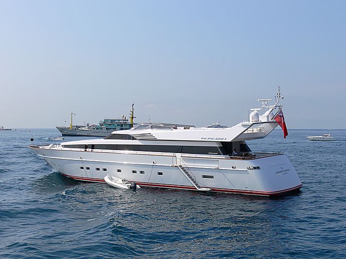 Paragon yacht anchored off Cannes