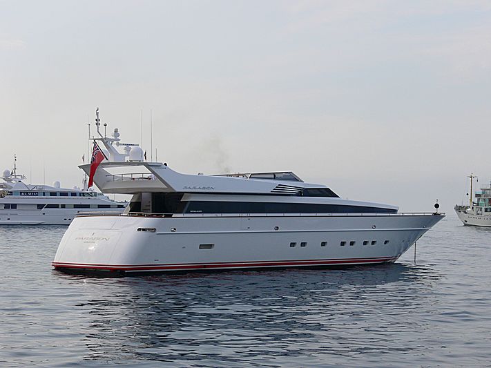 Paragon yacht anchored off Cannes