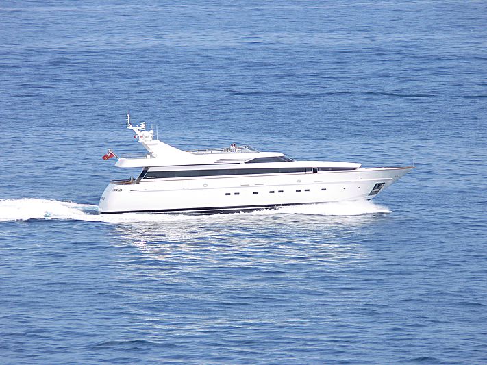 Param Jamuna III yacht leaving Monaco