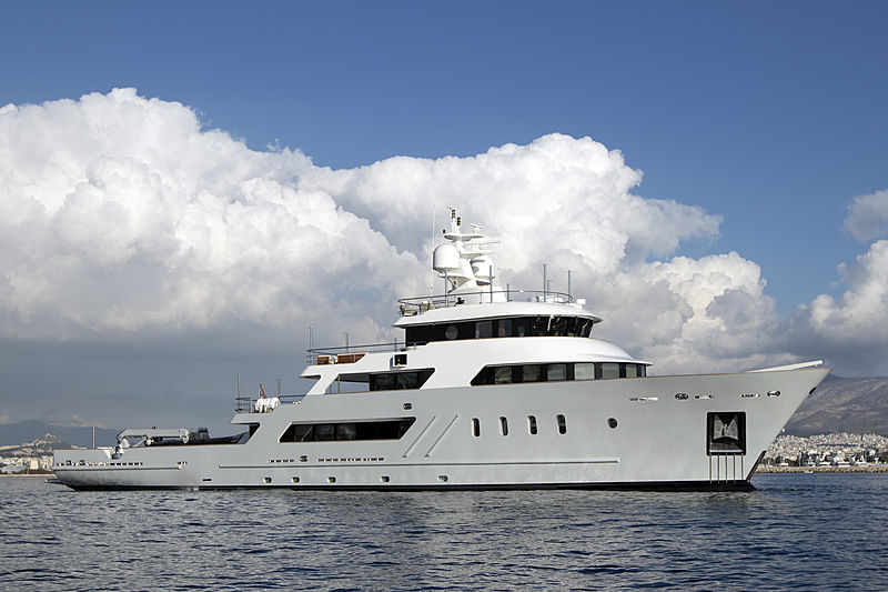 Aspire yacht anchored