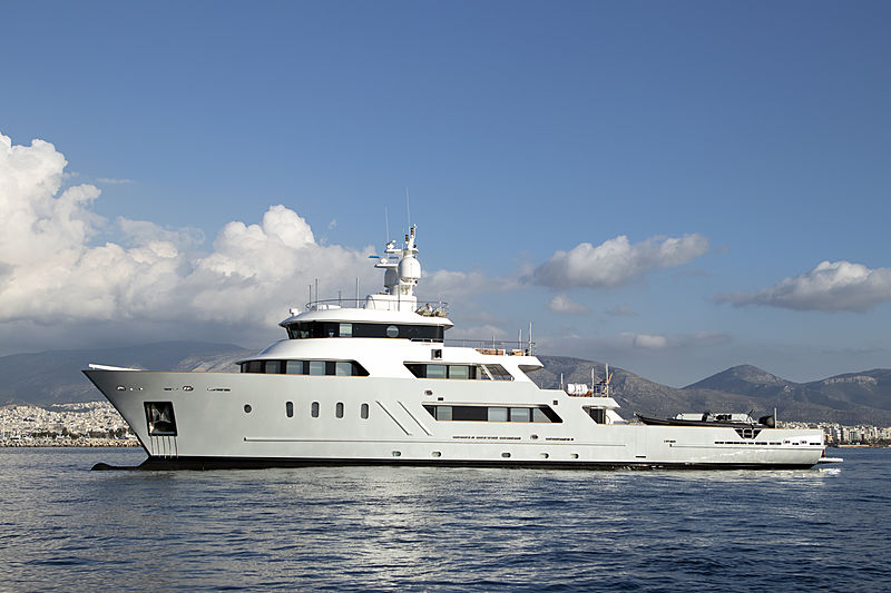 Aspire yacht anchored