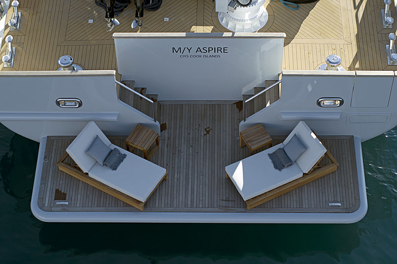 Aspire yacht deck